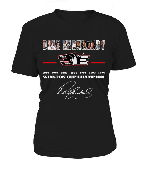 Dale earnhardt winston cup champion sign Women's T-Shirt