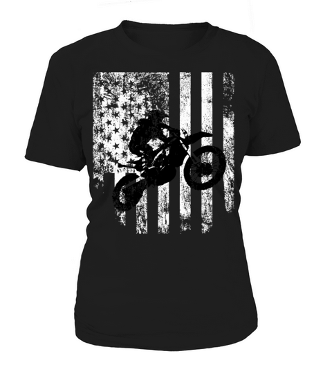 Dirt Bike Braap Funny Rider Motocross Racer Vintag Women's T-Shirt