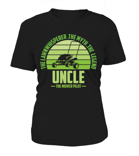 Funny Uncle Lawn Mowing Shirt Lawn Mower Mow Summe Women's T-Shirt