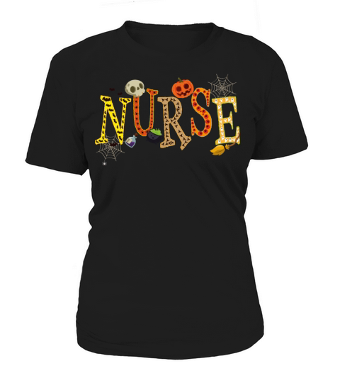 Halloween Nurse Nursing Cute Health Worker Women's T-Shirt