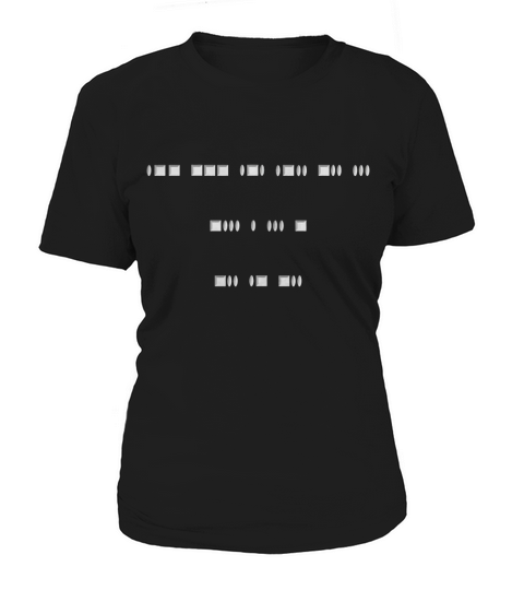 mens morse code tshirt worlds best dad fathers day gift idea Women's T-Shirt