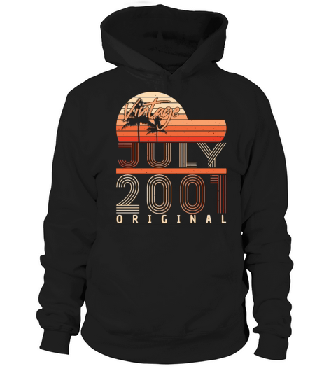 Birth Month July 2001 Hoodie Unisex