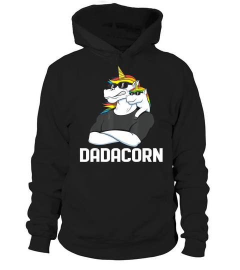 Mens Dadacorn Shirt- Fathers day Unicorn Dad Shirt Funny Unicorn T-Shirt Hoodie Unisex