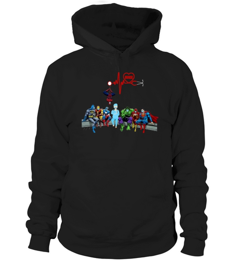 Nurse Superheroes Avengers and nurse Hoodie Unisex