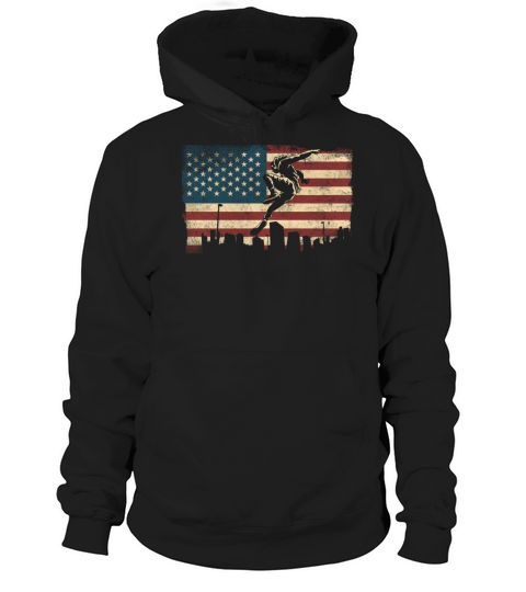 Parkour Free Running Traceur Usa Hoodie Unisex