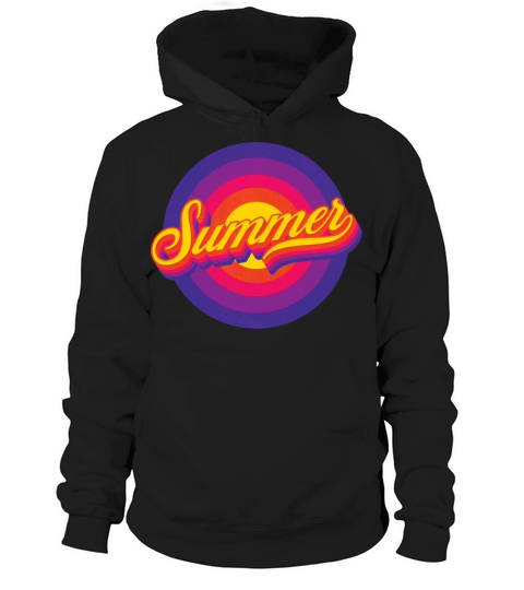 Summer Vintage Retro Style Typography Hoodie Unisex