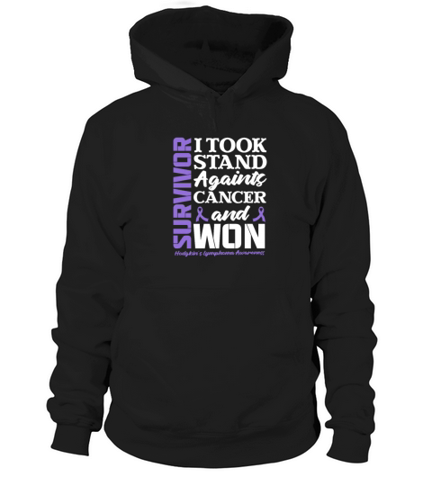 Survivor I Took Stand Against Cancer And Won Hoodie Unisex