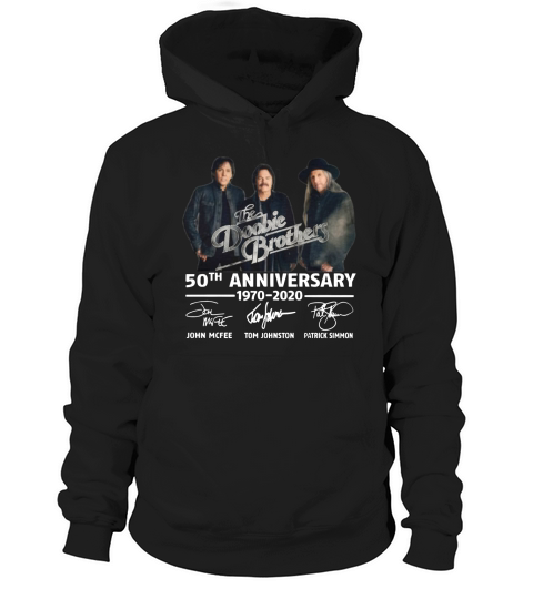 The Doobie Brothers 50th anniversary 1970-2020 signatures shirt Hoodie Unisex