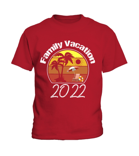 2022 Family Vacation vintage Making Memories Beach Kids T-Shirt