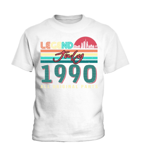 Best Birth Year 1990 July Kids T-Shirt
