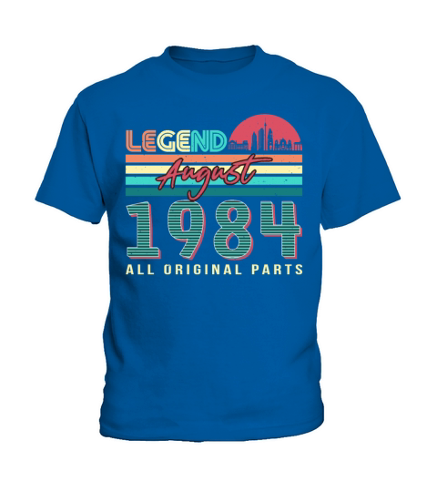 Building Year 1984 In August Kids T-Shirt