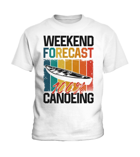 Canoe Canoeing Vintage Retro Kids T-Shirt