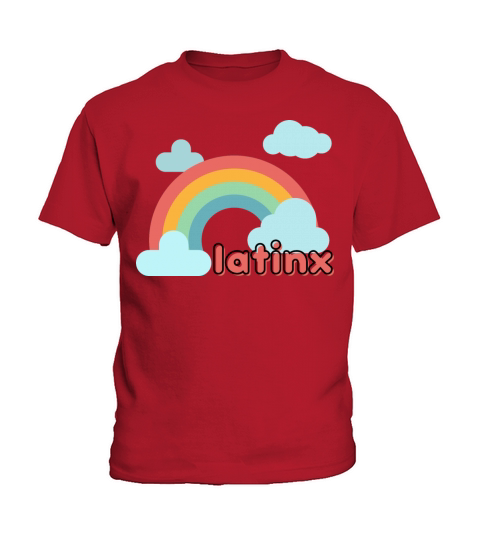 Latinx Rainbow Diversity Pride Spanish Shirt Kids T-Shirt