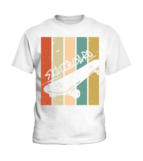 Retro Vintage Skateboard Kids T-Shirt