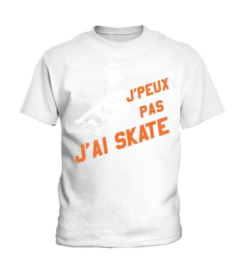 Skating Board Skate Skater Cannot I Skateboard Kids T-Shirt