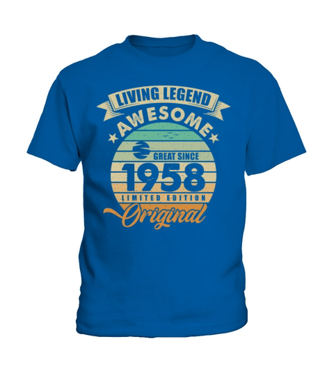 Vintaga 1958 Birthday Kids T-Shirt