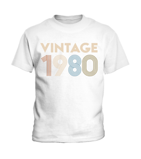 Vintage 1980 shirt Kids T-Shirt