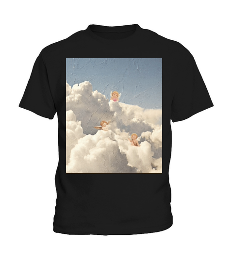 Vintage Cloud Aesthetic Dreamcore Angelcore Angel Kids T-Shirt
