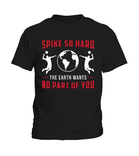 Volleyball Player Spike So Hard Beach Volleyball Kids T-Shirt