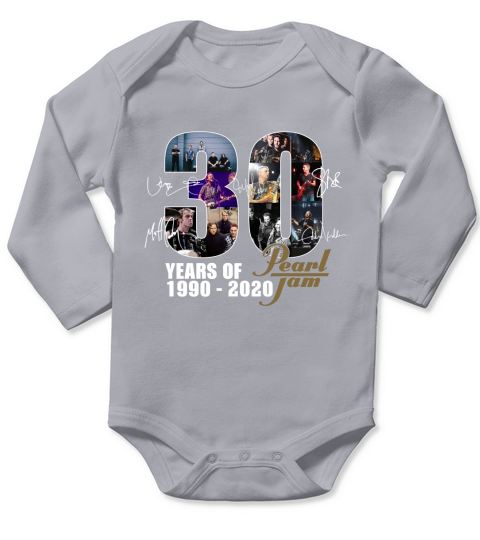 30 years of pearl jam 1990 2020 Long Sleeve Baby One-Piece