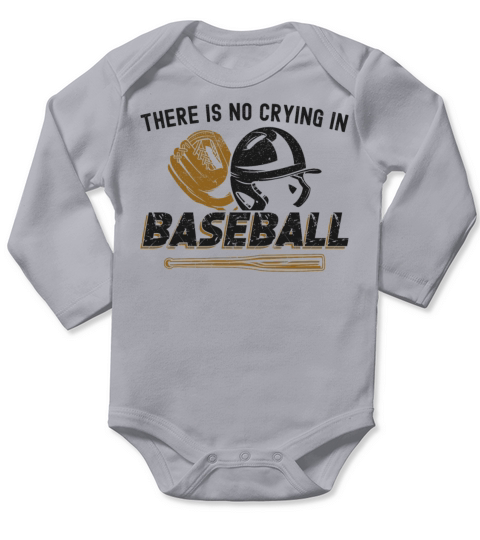 Baseball Fan Vintage There Is No Long Sleeve Baby One-Piece