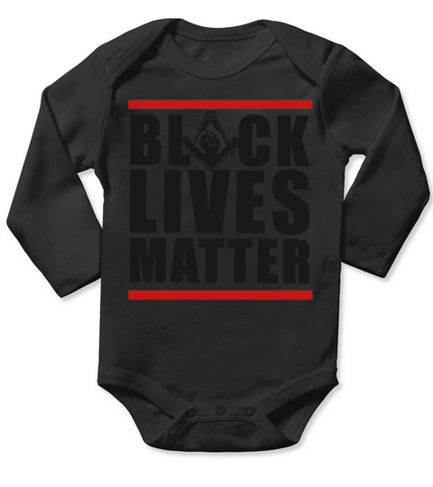 Black Lives Matter Long Sleeve Baby One-Piece