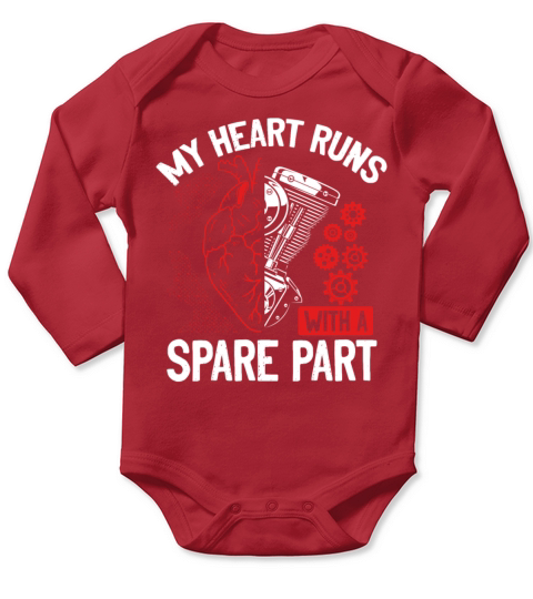 Bypass Recovery Open Heart Surgery Long Sleeve Baby One-Piece