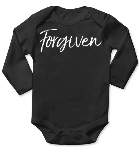 Christian Forgiveness Salvation For Women Forgiven Long Sleeve Baby One-Piece