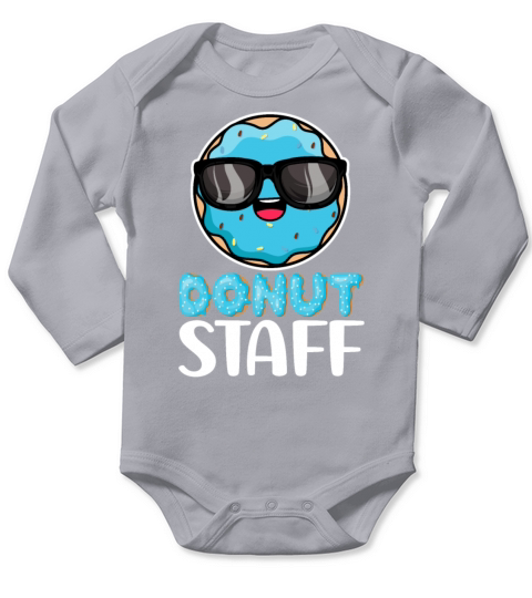 Donut Staff - Doughnut Maker Baker Donut Wearing Long Sleeve Baby One-Piece