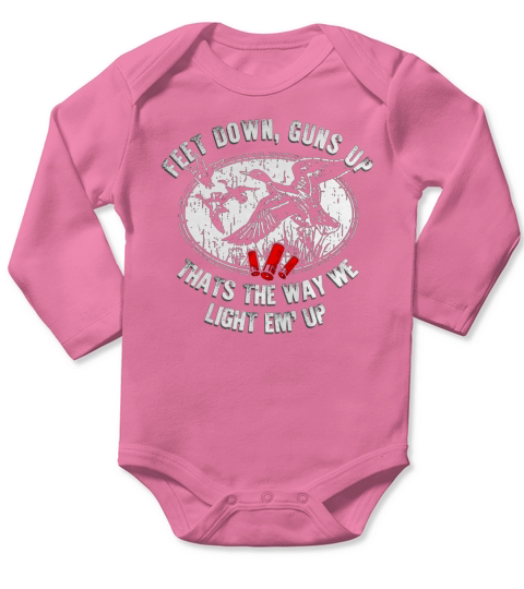 DUCK HUNTING EM tshirt Long Sleeve Baby One-Piece