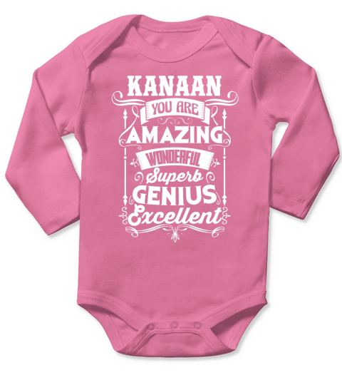 Funny Tshirt For KANAAN Long Sleeve Baby One-Piece