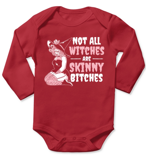 Halloween Witchy Drawings Witch Fan Line Art Long Sleeve Baby One-Piece