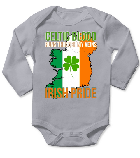 Irish Pride TShirt Long Sleeve Baby One-Piece