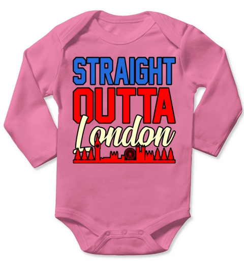 London Funny Gift Idea Long Sleeve Baby One-Piece