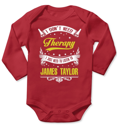 Love JAMES TAYLOR Long Sleeve Baby One-Piece