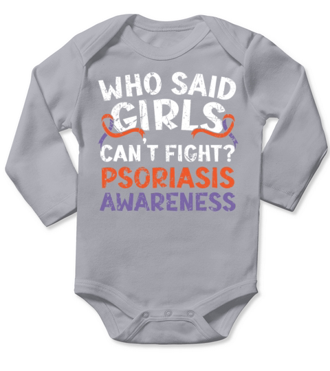 Psoriasis Warrior Skin Disease Psoriasis Awareness Long Sleeve Baby One-Piece