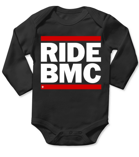 ride bmc Cycling Shirt Tour De France Cadel  T-Shirts Long Sleeve Baby One-Piece