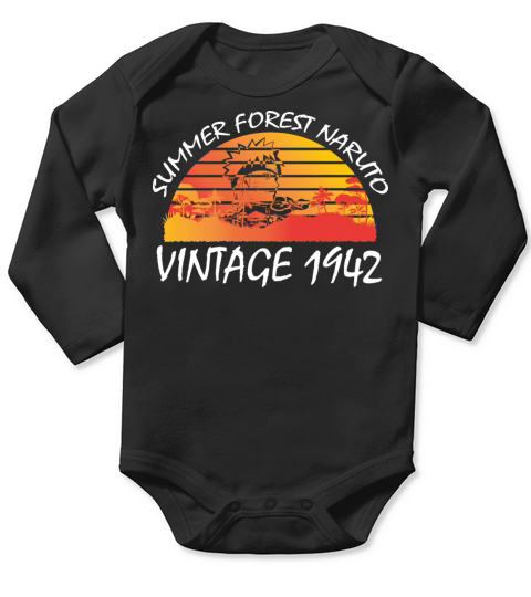 Summer Forest Vintage 1942 Long Sleeve Baby One-Piece