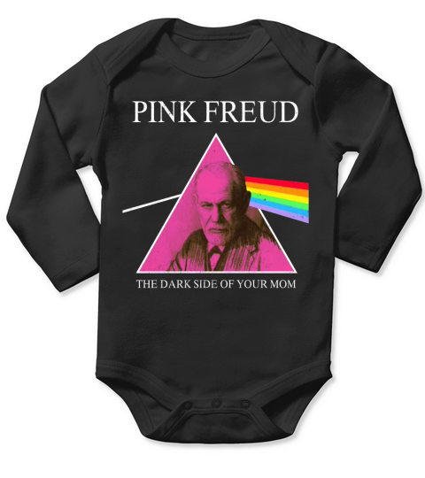 The Dark Side Of Your Mom Pink Freud - Baby Onesie Long Sleeve Baby One-Piece