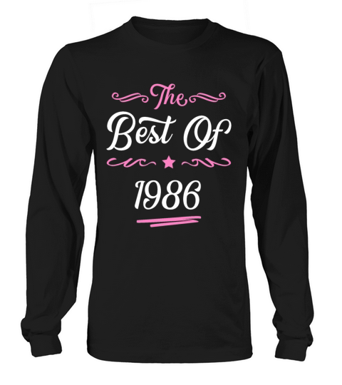 1986 best of Long sleeved Unisex