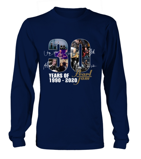 30 years of pearl jam 1990 2020 Long sleeved Unisex