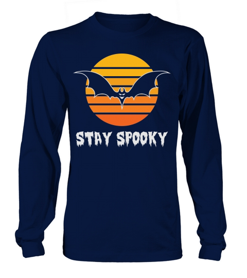 Stay Spooky Halloween Bat Flying Long sleeved Unisex