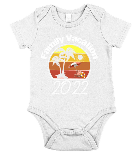 2022 Family Vacation vintage Making Memories Beach Short Sleeve Baby One-Piece