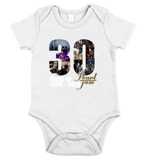 30 years of pearl jam 1990 2020 Short Sleeve Baby One-Piece