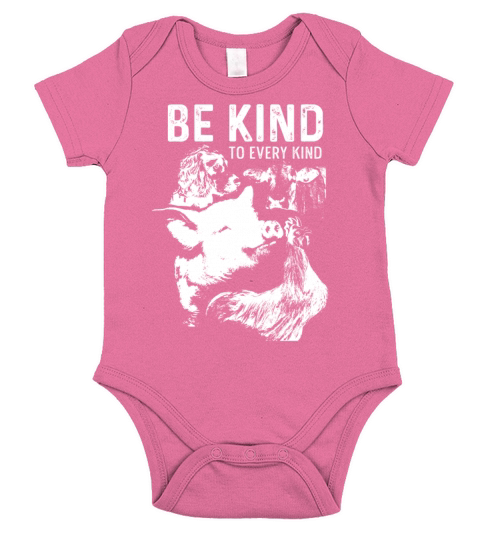 Be Kind Vegan Gift Short Sleeve Baby One-Piece