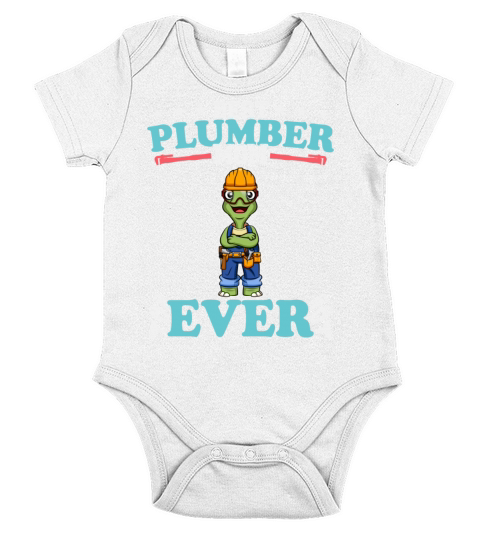 Best Plumber Mom Ever Plumbing Technician Crafts Short Sleeve Baby One-Piece