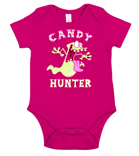 Candy Hunter Halloween Funny Short Sleeve Baby One-Piece