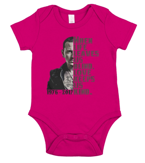 Chester-Bennington 19 Short Sleeve Baby One-Piece