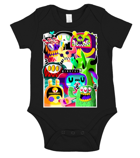 Doodle FUN TIME CREW 333 Short Sleeve Baby One-Piece