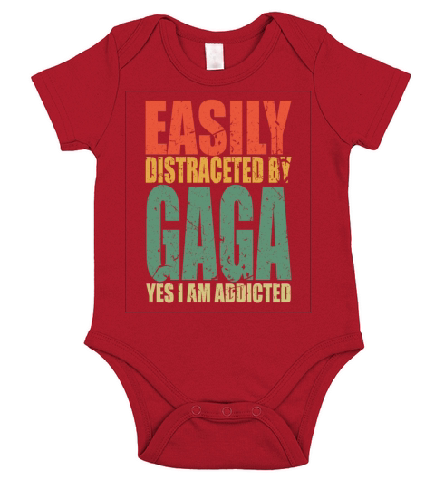 Gaga Ball Sport Saying Funny Short Sleeve Baby One-Piece